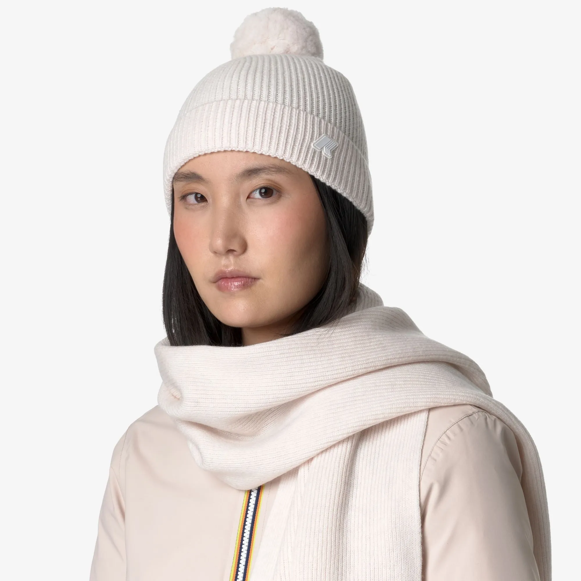 Donna K-Way Cappelli E Berretti|Cappelli E Berretti^VINCIENNE CARDIGAN STITCH WOOL