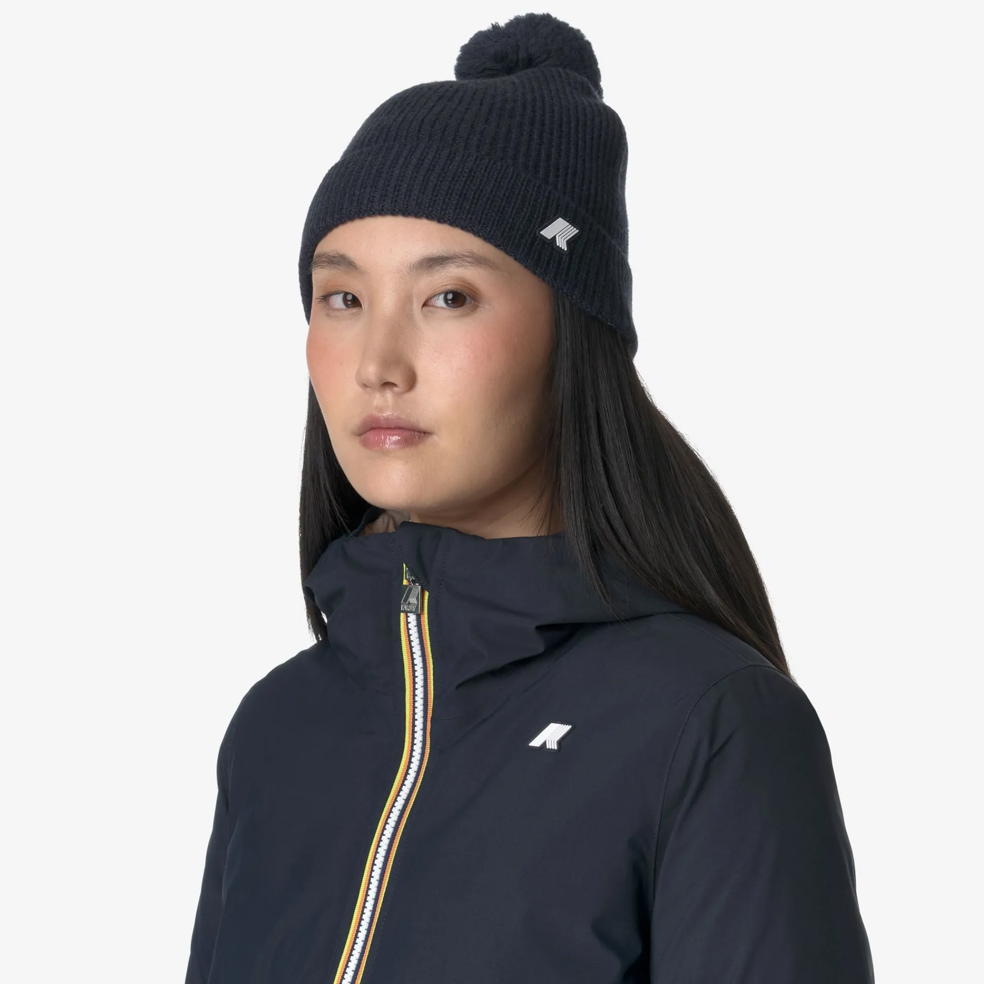 Donna K-Way Cappelli E Berretti|Cappelli E Berretti^VINCIENNE CARDIGAN STITCH WOOL