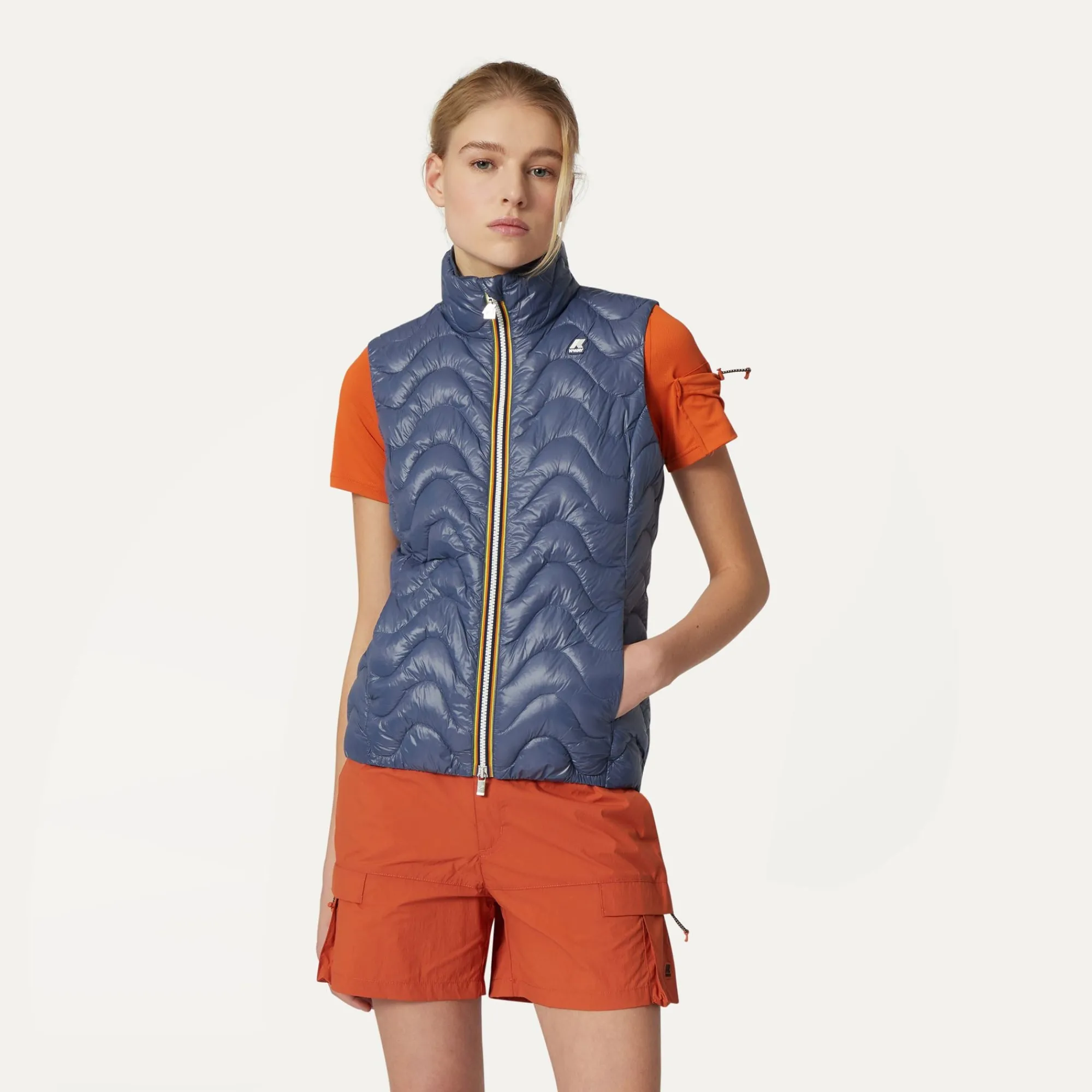 Donna K-Way Gilet^VIOLE QUILTED WARM
