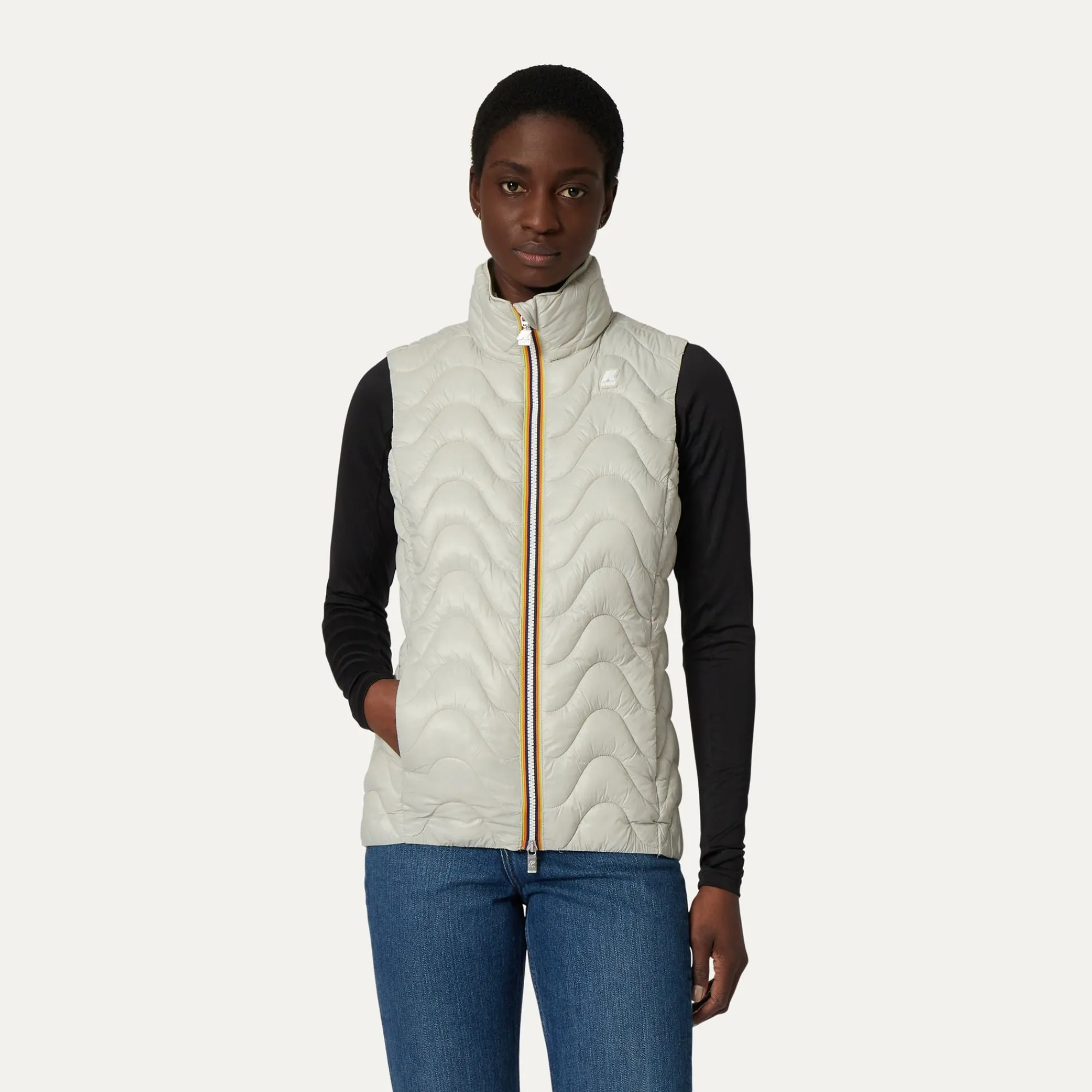 Donna K-Way Gilet^VIOLE QUILTED WARM