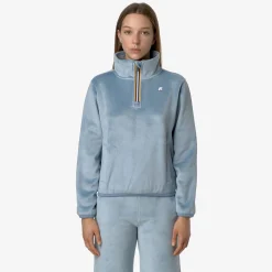 Donna K-Way Felpe^VIV VELOUR POLAR