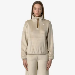 Donna K-Way Felpe^VIV VELOUR POLAR